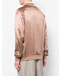 Мужской бежевый бомбер от Needles