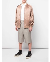 Мужской бежевый бомбер от Needles