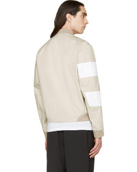 Мужской бежевый бомбер от Kenzo