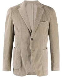 Мужской бежевый вельветовый пиджак от Bagnoli Sartoria Napoli