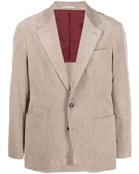 Мужской бежевый вельветовый пиджак от Brunello Cucinelli