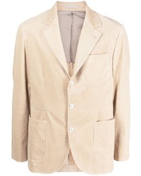Мужской бежевый вельветовый пиджак от Brunello Cucinelli