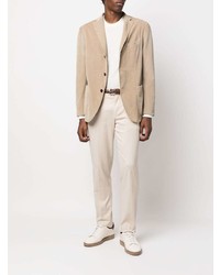 Мужской бежевый вельветовый пиджак от Boglioli