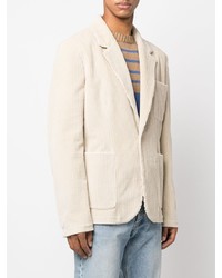 Мужской бежевый вельветовый пиджак от Nick Fouquet