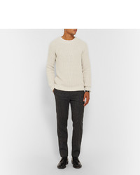 Мужской бежевый вязаный свитер от A.P.C.