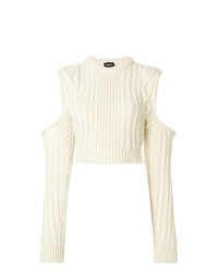 Женский бежевый вязаный свитер от Calvin Klein 205W39nyc