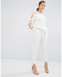 Женский бежевый вязаный свитер от Asilio