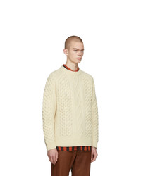 Мужской бежевый вязаный свитер от Levis Vintage Clothing