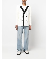 Мужской бежевый двубортный пиджак от Casablanca