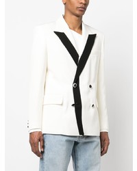 Мужской бежевый двубортный пиджак от Casablanca