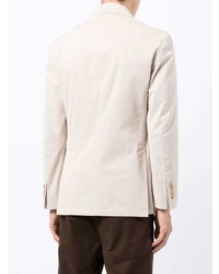 Мужской бежевый двубортный пиджак от Polo Ralph Lauren