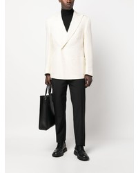 Мужской бежевый двубортный пиджак от Corneliani