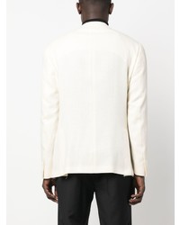 Мужской бежевый двубортный пиджак от Corneliani