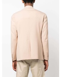 Мужской бежевый двубортный пиджак от Tagliatore