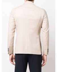 Мужской бежевый двубортный пиджак от Tagliatore