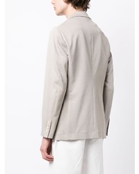Мужской бежевый двубортный пиджак от Brunello Cucinelli