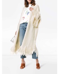 Бежевый длинный кардиган от Chloé