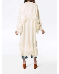 Бежевый длинный кардиган от Chloé