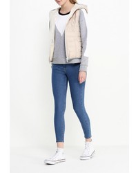 Женский бежевый жилет от Aurora Firenze