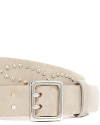 Женский бежевый замшевый ремень от Rag & Bone