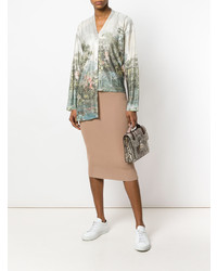 Женский бежевый кардиган с принтом от Antonio Marras
