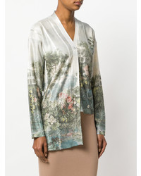 Женский бежевый кардиган с принтом от Antonio Marras