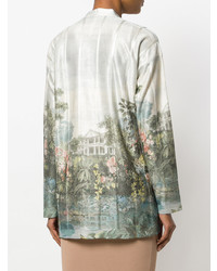 Женский бежевый кардиган с принтом от Antonio Marras