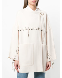 Женский бежевый кардиган с украшением от Chloé