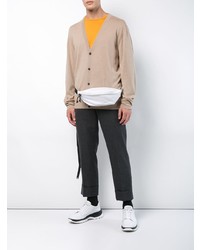 Мужской бежевый кардиган от Maison Margiela