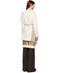 Женский бежевый кардиган от Undercover