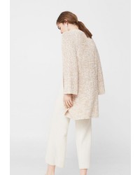 Женский бежевый кардиган от Mango