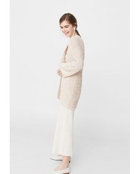 Женский бежевый кардиган от Mango