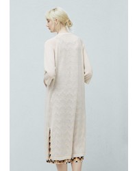 Женский бежевый кардиган от Mango