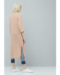 Женский бежевый кардиган от Mango