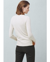 Женский бежевый кардиган от Mango