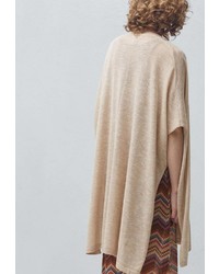 Женский бежевый кардиган от Mango