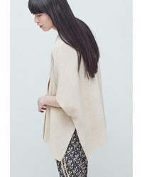 Женский бежевый кардиган от Mango