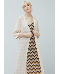 Женский бежевый кардиган от Mango