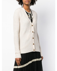 Женский бежевый кардиган от Tory Burch