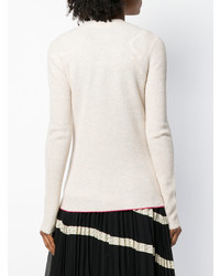 Женский бежевый кардиган от Tory Burch