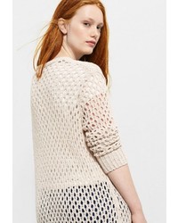 Женский бежевый кардиган от Violeta BY MANGO