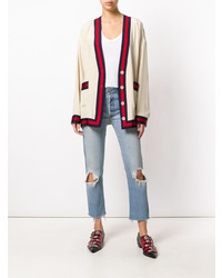 Женский бежевый кардиган от Gucci