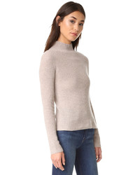 Женский бежевый кашемировый свитер от 360 Sweater