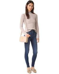 Женский бежевый кашемировый свитер от 360 Sweater