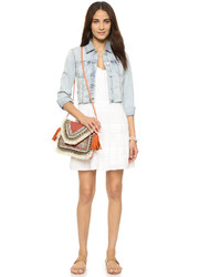 Бежевый клатч от Shashi