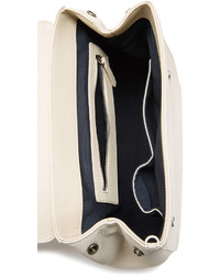 Женский бежевый кожаный рюкзак от Karen Walker