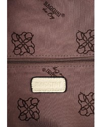 Женский бежевый кожаный рюкзак от Baggini