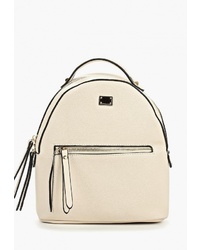 Женский бежевый кожаный рюкзак от Baggini