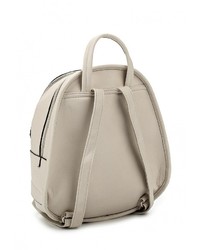 Женский бежевый кожаный рюкзак от David Jones