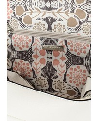 Женский бежевый кожаный рюкзак от David Jones